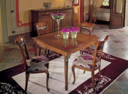 Complete Set Dining table 4x Chairs Dining room Set Ess Group Wood Table 5pcs