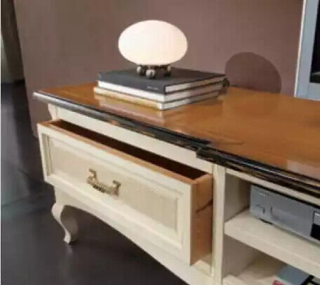 Lowboard TV cabinet wall cabinets Living room Wood Furniture Wall shelf Set 7 pieces.