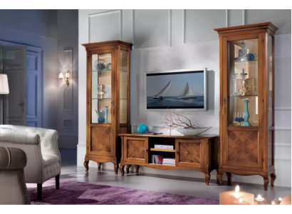Living room TV lowboard 2x display case 3 pieces. new Living room furniture Set Designer