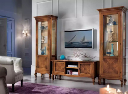 Living room TV lowboard 2x display case 3 pieces. new Living room furniture Set Designer