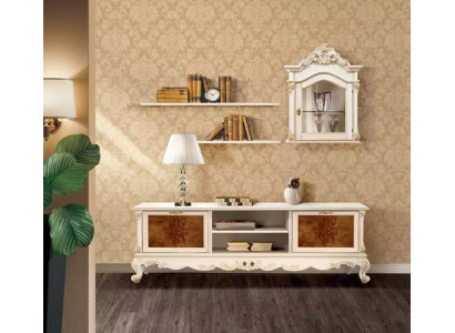 Wall unit Shelves Living room Wood White Wall display case Wall Shelves Italy new