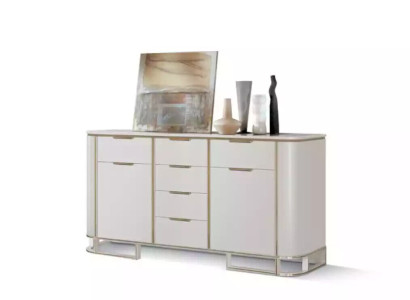 Sideboard Italian Wood Furniture Design Luxury White Chest of drawers Wardrobe new
