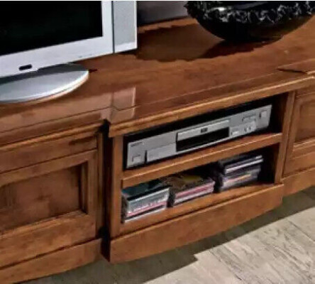 Designer Living room 4x wall cabinets brown lowboard 7 pieces. Wall unit new