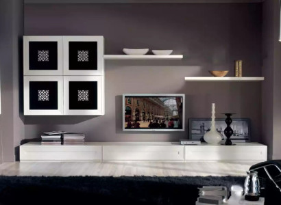 Modern Wall unit Set Sideboard Living room Wall Cabinet Furnishings