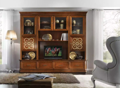Wall cabinet Wall unit TV cabinet Designer Furniture Living room Italian new