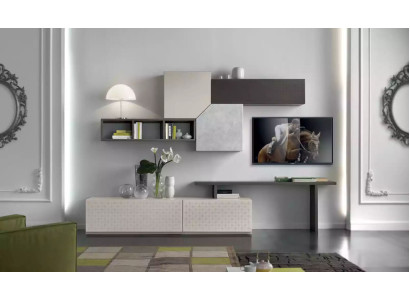 TV Wardrobe Italian Furniture Living room Luxury Sideboard Wall unit Wood