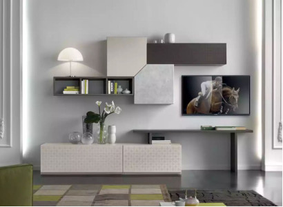TV Wardrobe Italian Furniture Living room Luxury Sideboard Wall unit Wood