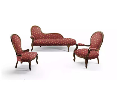 Lounge Sofa Lounger Upholstery Loungers Classic Chaise Longue Club Brown new