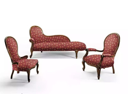 Lounge Sofa Lounger Upholstery Loungers Classic Chaise Longue Club Brown new