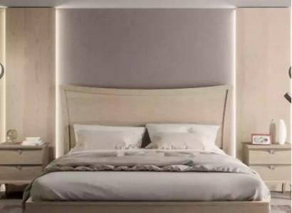 Design Furniture Modern Luxury Bed 2x Bedside table Bedroom Set 3pcs. new