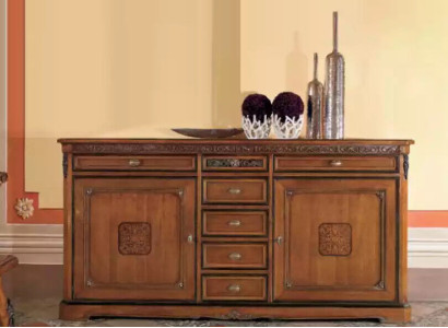 Sideboard Furniture Design Classic Chests of drawers Wood Brown Luxury Wood Wardrobe