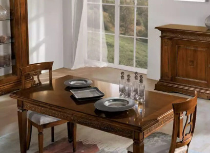 Complete Dining table 4x Chairs Dining room Set Ess Group Brown Table 5pcs