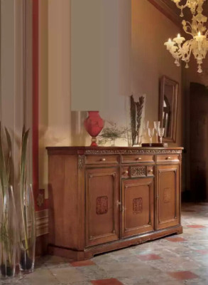 Classic r Wardrobe Solid wood Furniture Sideboard Italian Furnishings