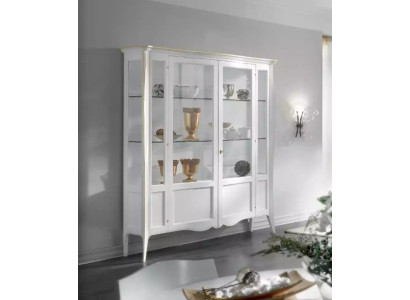 Display case Italian Luxury Living room Furniture Wardrobe Classic Style Wood