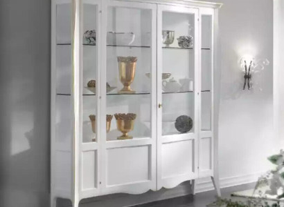 Display case Italian Luxury Living room Furniture Wardrobe Classic Style Wood