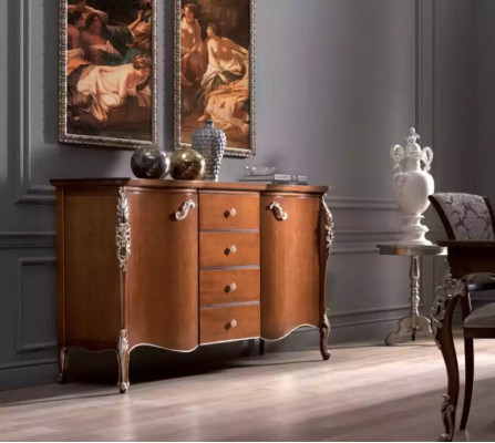Sideboard Cabinets Furniture Solid Italian Wooden Cabinet Brown new