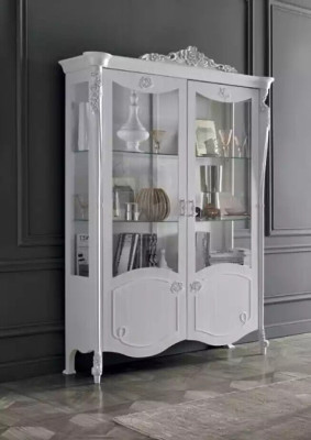 Luxury style wardrobe sideboard display cabinet design Italian furniture