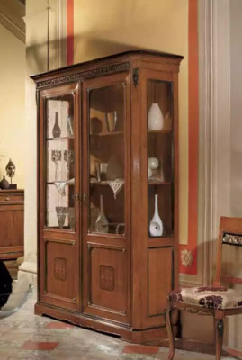 Italian Furniture Design Wood Classic Style Display case Wardrobe Shelf