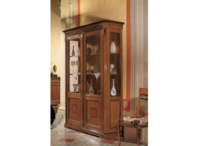 Italian Furniture Design Wood Classic Style Display case Wardrobe Shelf