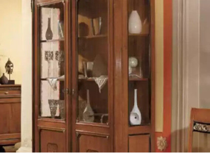 Italian Furniture Design Wood Classic Style Display case Wardrobe Shelf