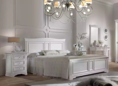 Complete's Bedroom Bed 2x Bedside tables 3 pcs. Sets designer luxury