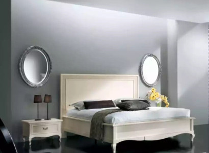 Bed 2x Bedside tables 3 pcs. Bedroom Set Furniture Modern Luxury Beds