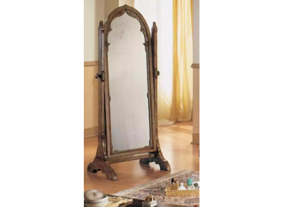 Large handmade mirror with wooden frame from Wood