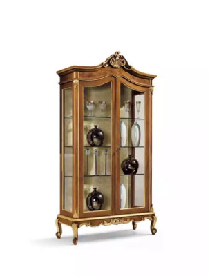 Glass Cabinet Display Case Furniture Wooden Cabinet Showcases Luxury Wardrobe Wood new