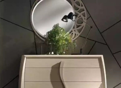 Set Chest of drawers Mirror Designer Luxury Console Chests of drawers Furniture Wood Beige
