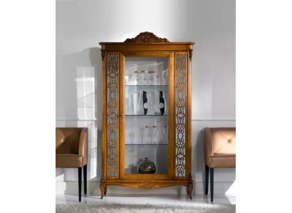 Display case Italian luxury furniture showcases sideboard glass wardrobe design