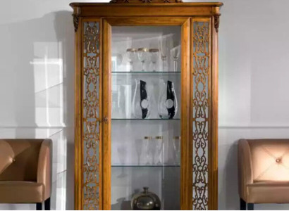 Display case Italian luxury furniture showcases sideboard glass wardrobe design
