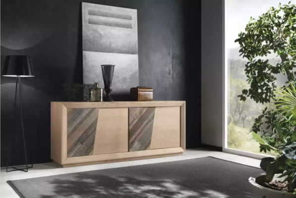 Sideboard Living room Dining room Wood Luxury Chests of drawers Furniture Brown new
