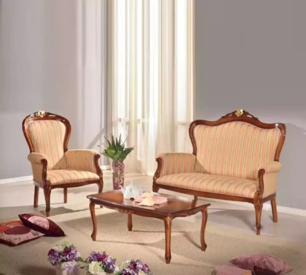Sofa set 2 Seater Set Design Sofa Upholstery Couch Classic Luxury new