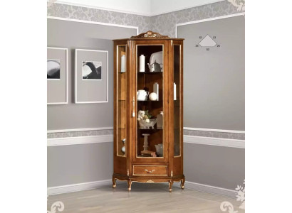 Luxurious high quality display case from brown Wood Classic Furniture