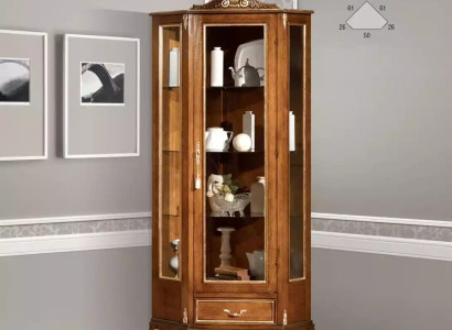 Luxurious high quality display case from brown Wood Classic Furniture