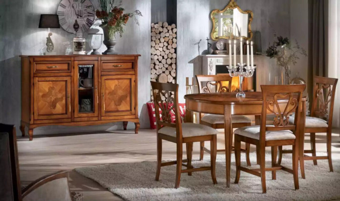 Italian Furniture Real Wood Sideboard new Chest of drawers Wardrobe Living room