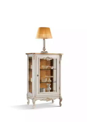 Shop Window Display Cabinets Glass Wardrobe Style Classic Wood Design Furniture