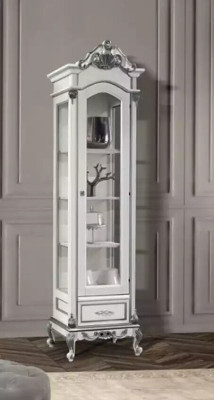 Display case Wardrobe Glass Living room White Design Italian Furniture new