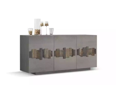 Chest of drawers Sideboard Solid Wood Wardrobe Furniture Chests of drawers Sideboard Gray