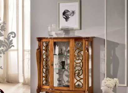 Classic Display case Furniture Living room Cabinets Wardrobe Glass cabinet Wood