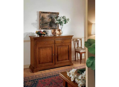 Italian Style Furniture Sideboard Brown Luxury Chest of drawers Wood Living room