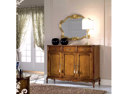 Sideboard brown wooden cabinet Classic r style Living room Chest of drawers Chests of drawers