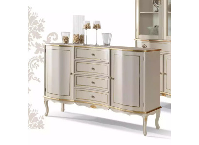 Design Classic s white sideboard with drawers Living room Chest of drawers