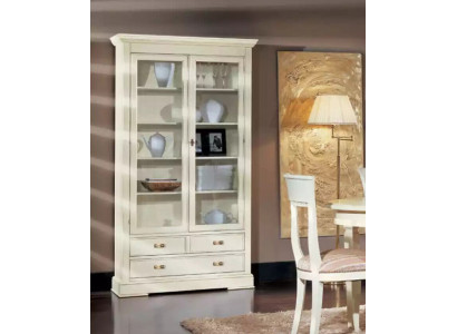 Living room Glass Wardrobe Display case Sideboard Wood Luxury Cabinets Furniture