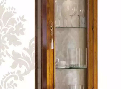 Classic r brown Wardrobe with drawers Glass Designer Wood new