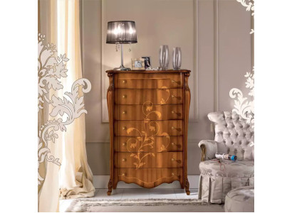 Luxurious wooden chest of drawers in classic style n new living room furniture