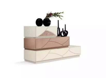 Italian Furniture Design Chest of drawers Modern Beige Luxury Wood Furniture new