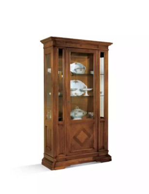 Living room Luxury Display case Showcases Wardrobe Wood Italian Style Furniture