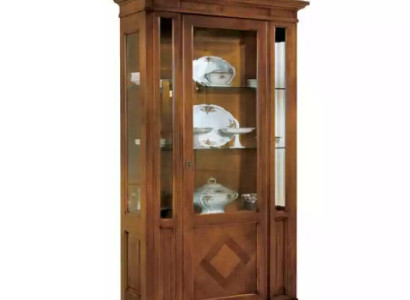 Living room Luxury Display case Showcases Wardrobe Wood Italian Style Furniture