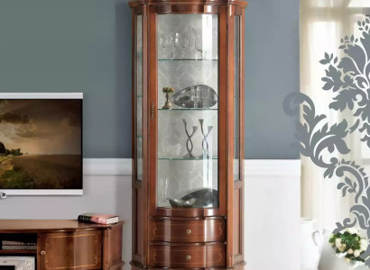 Luxurious high quality display case from brown Wood Classic Furniture